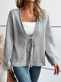 Textured Buttoned Sweater