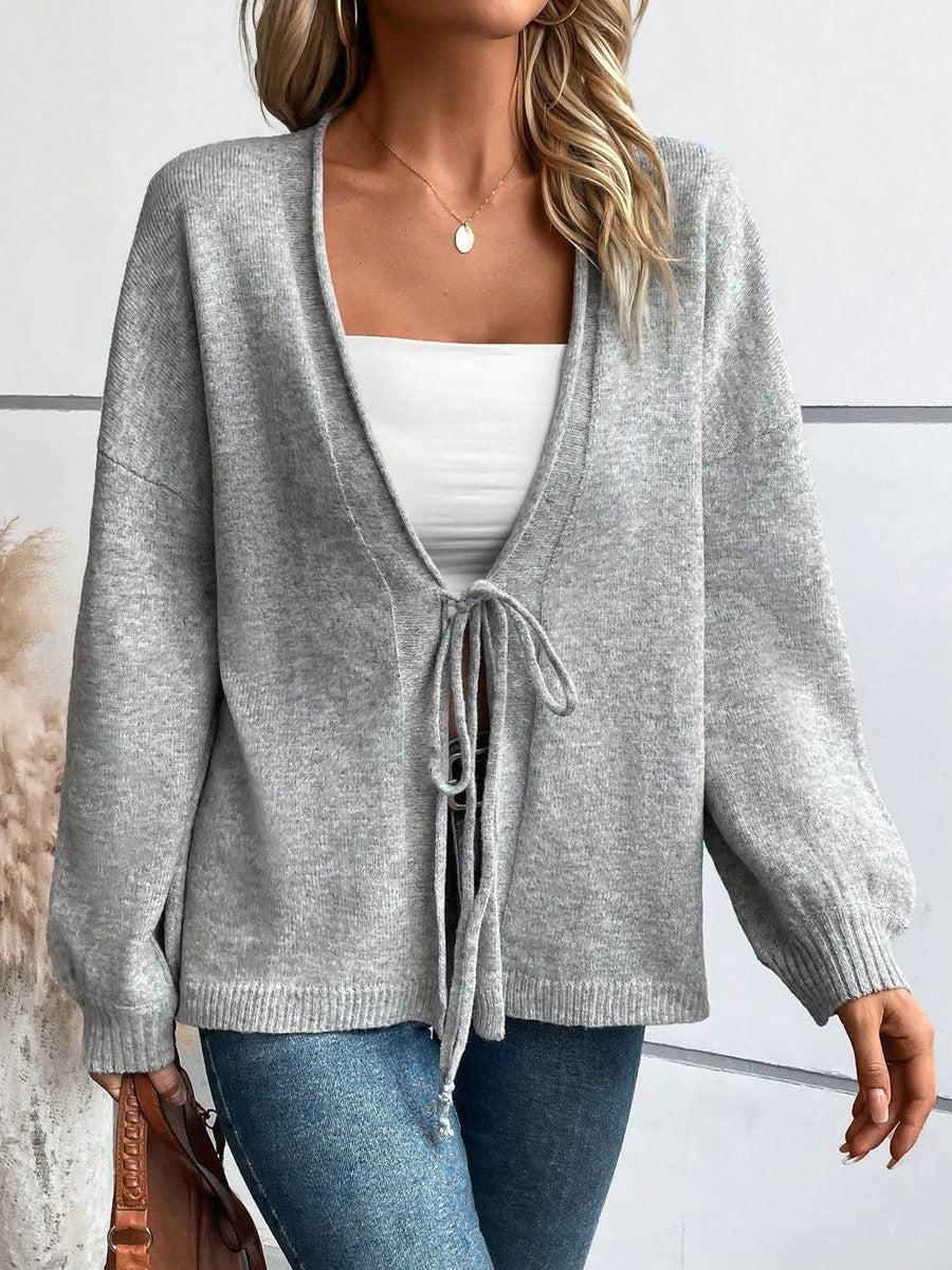 Textured Buttoned Sweater