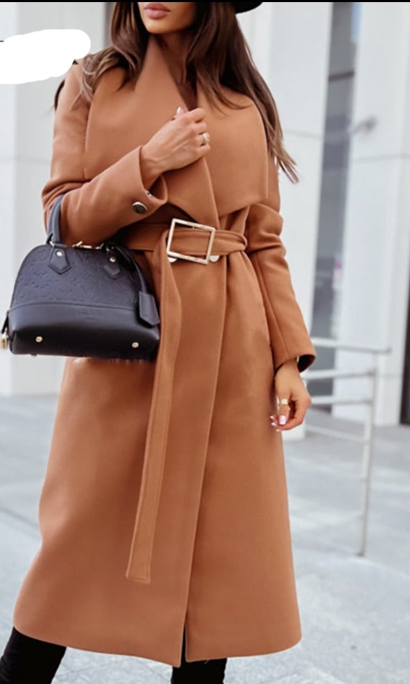 Classic Double-Breasted Coat