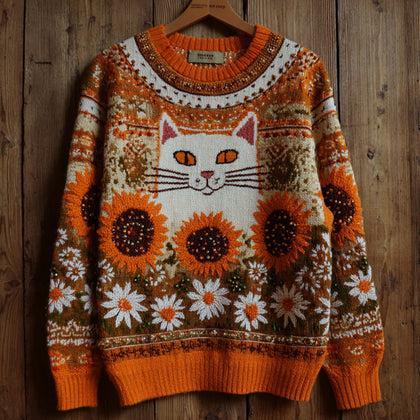 Textured Cable Sweater