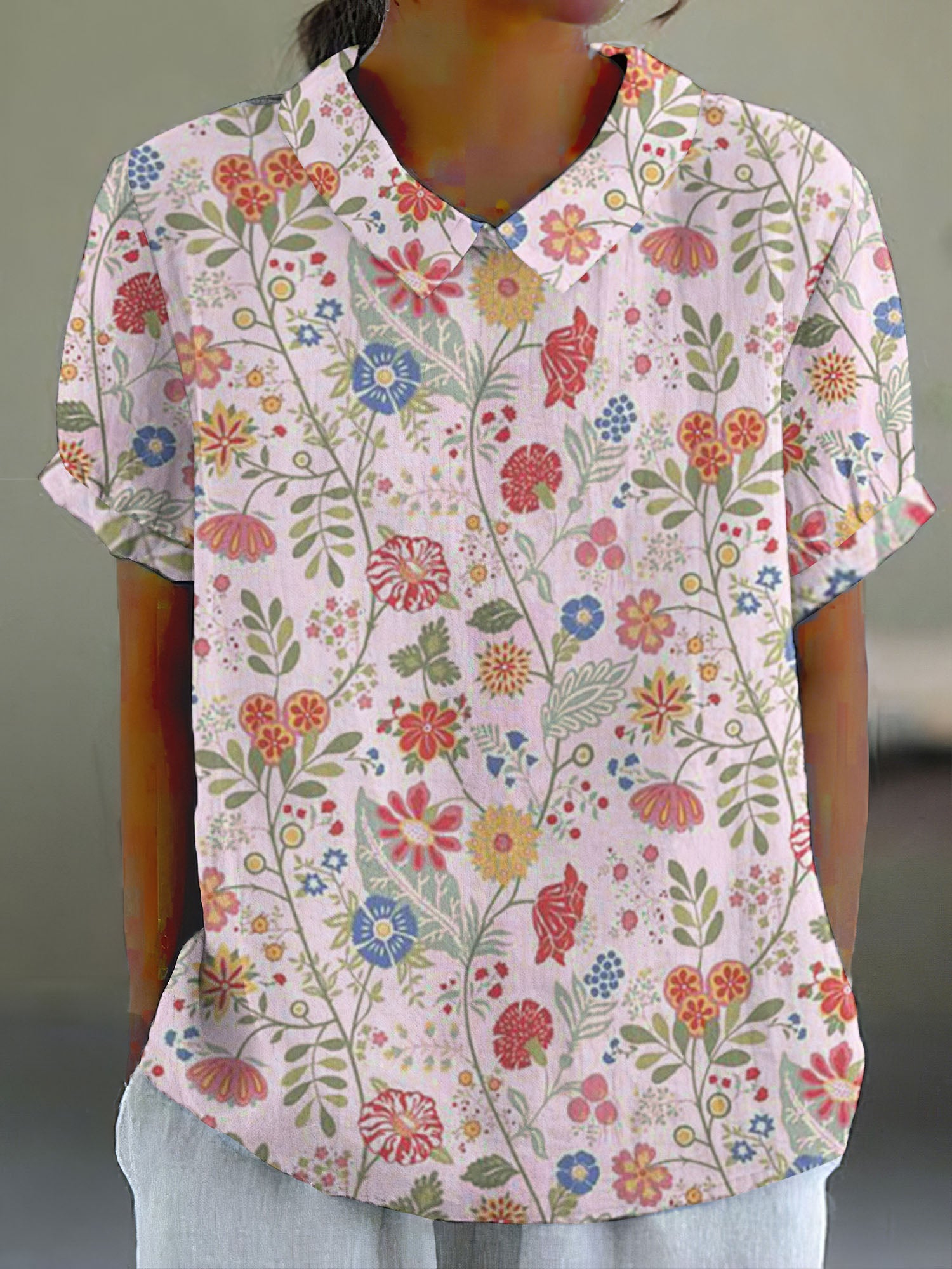Simple Short-Sleeve Shirt