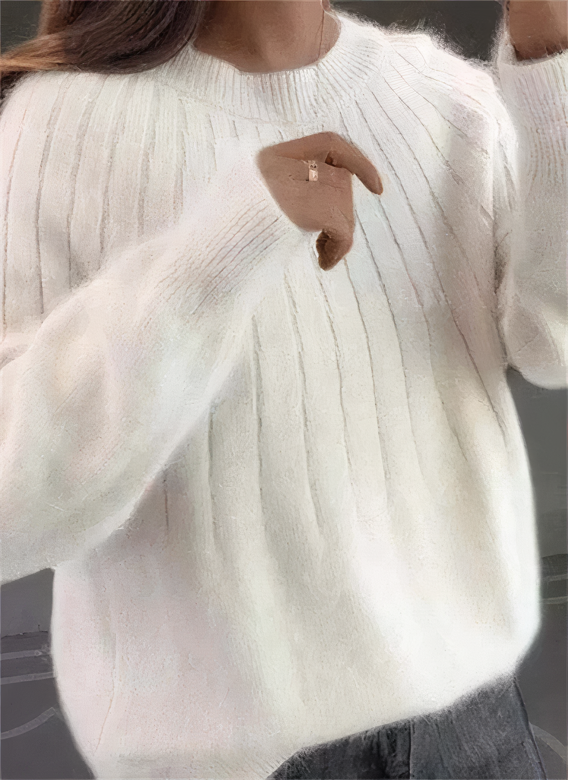 Weekend Buttoned Sweater