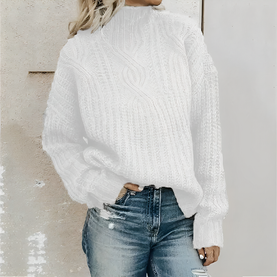 Textured Cable Sweater
