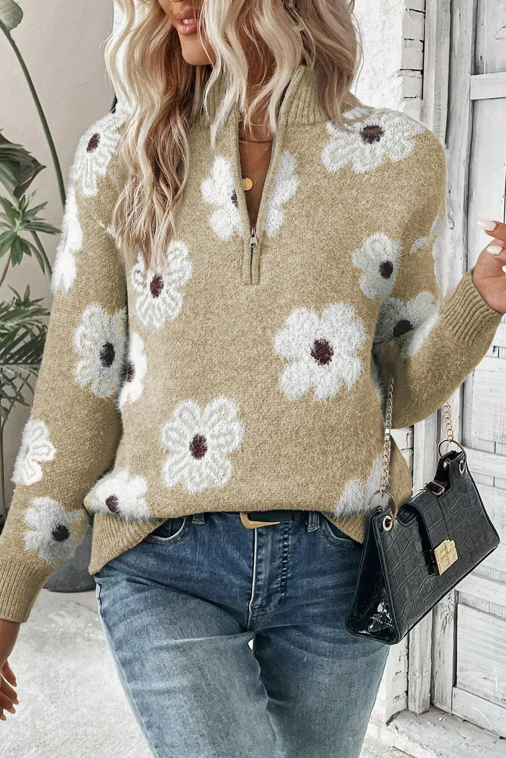 Relaxed Cropped Sweater