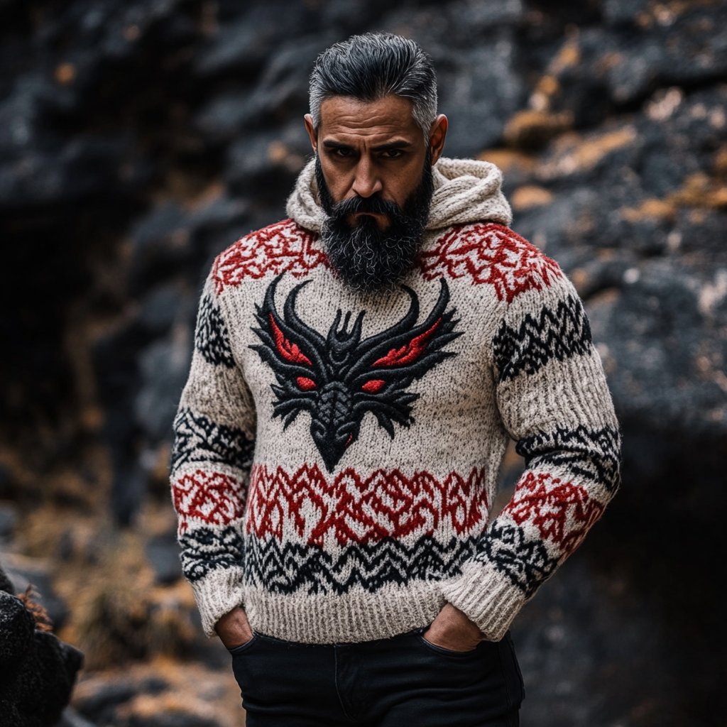 Warm Buttoned Sweater