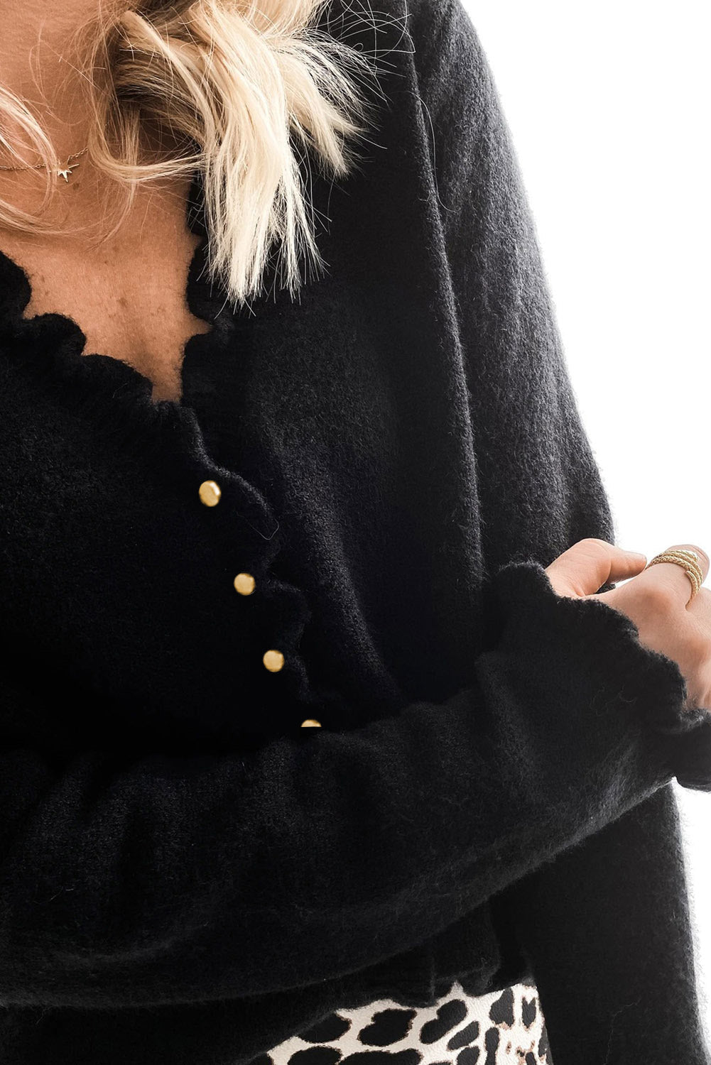Textured Knit Sweater