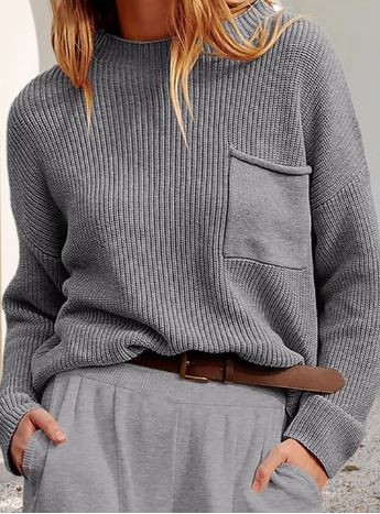 Soft Buttoned Sweater