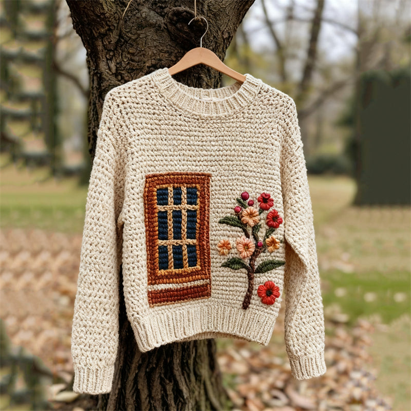 Weekend Buttoned Sweater