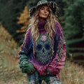 Textured Cropped Sweater