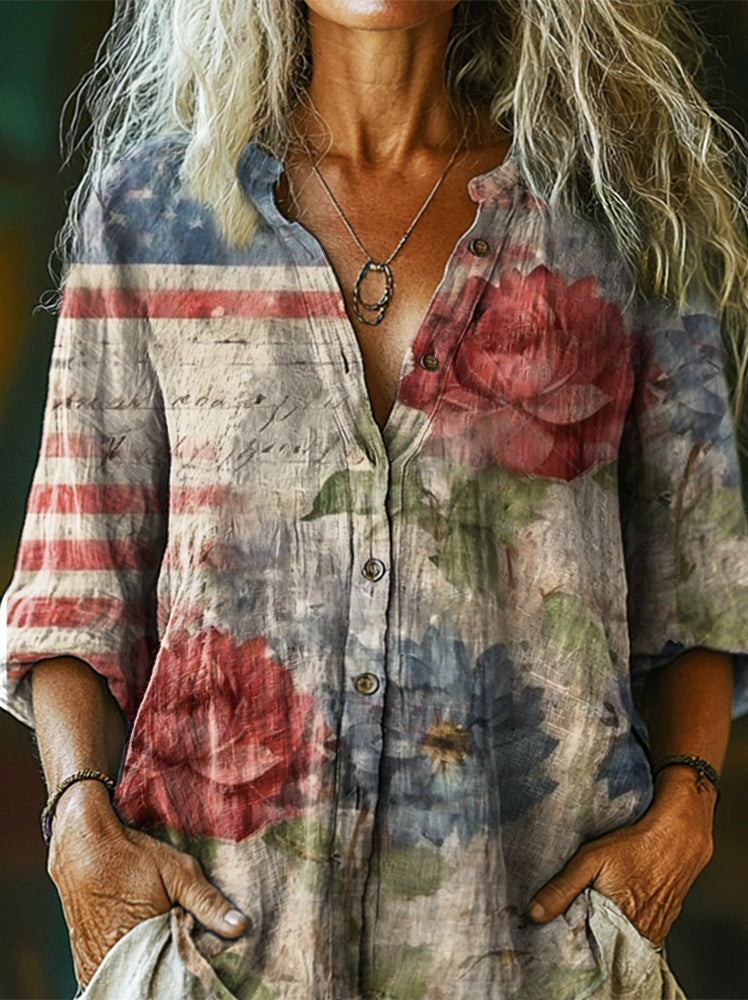 Relaxed Printed Shirt