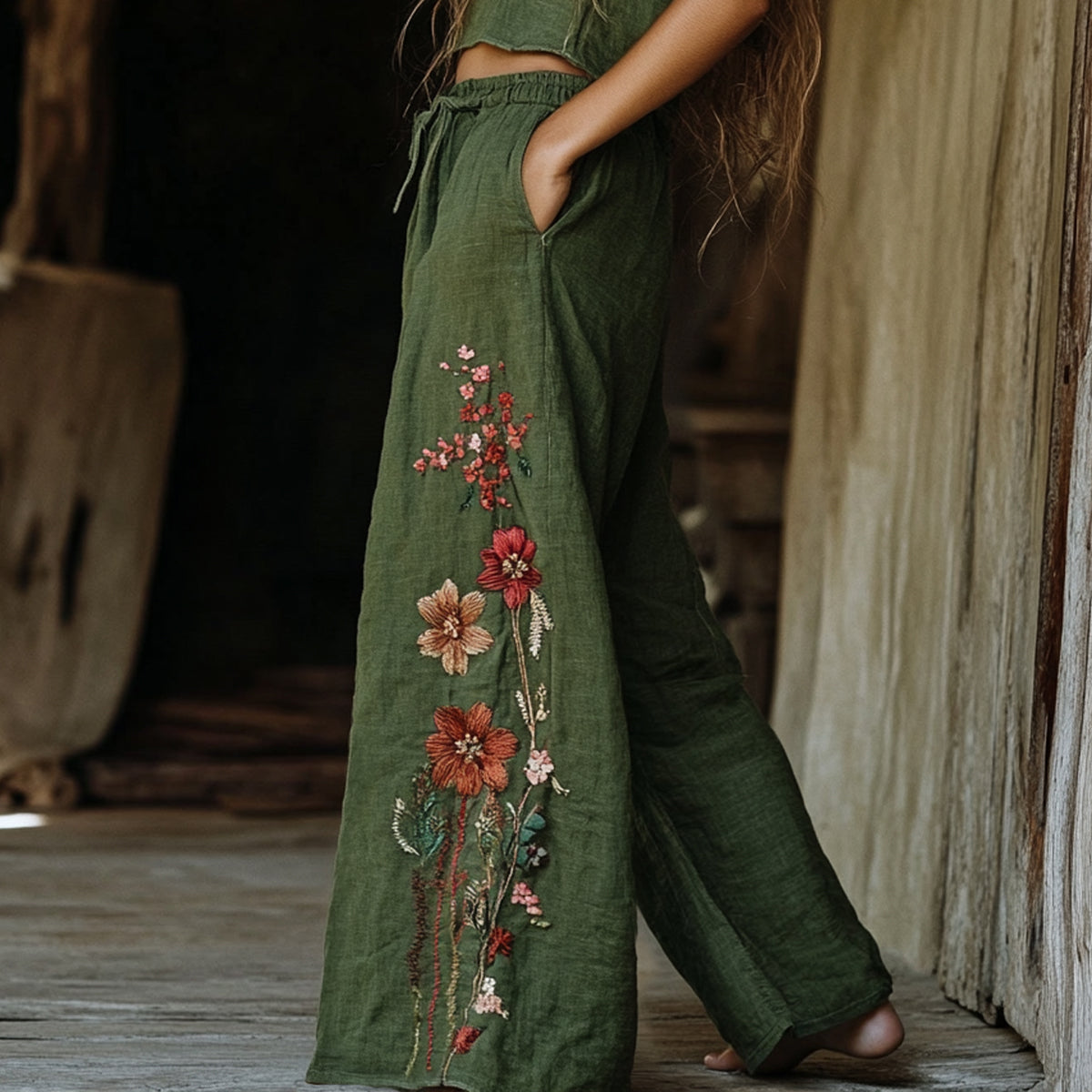 Modern Pleated Pants