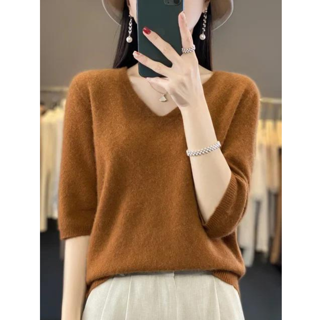 Relaxed Cropped Sweater