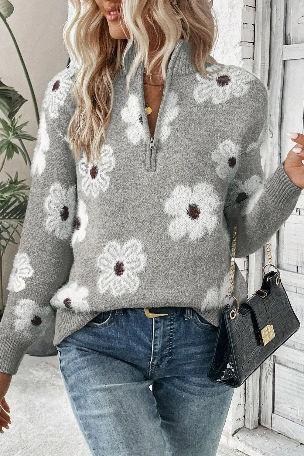 Relaxed Cropped Sweater