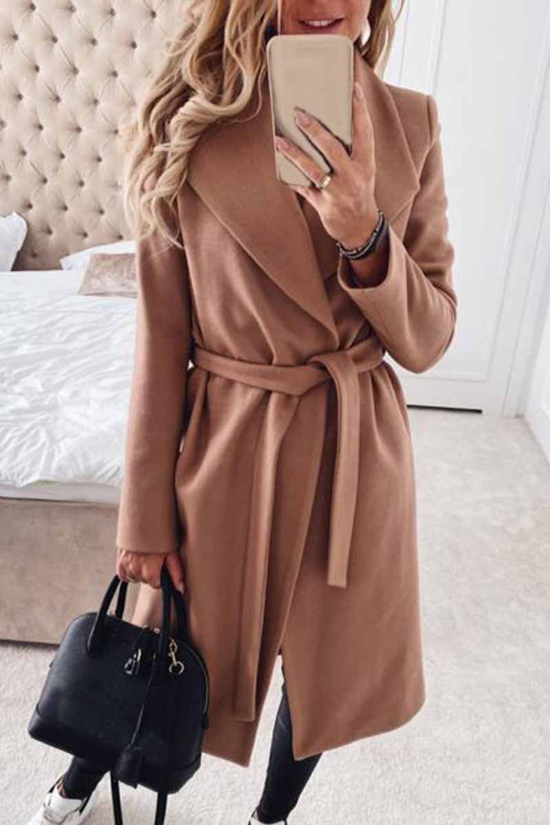 Soft Buttoned Coat