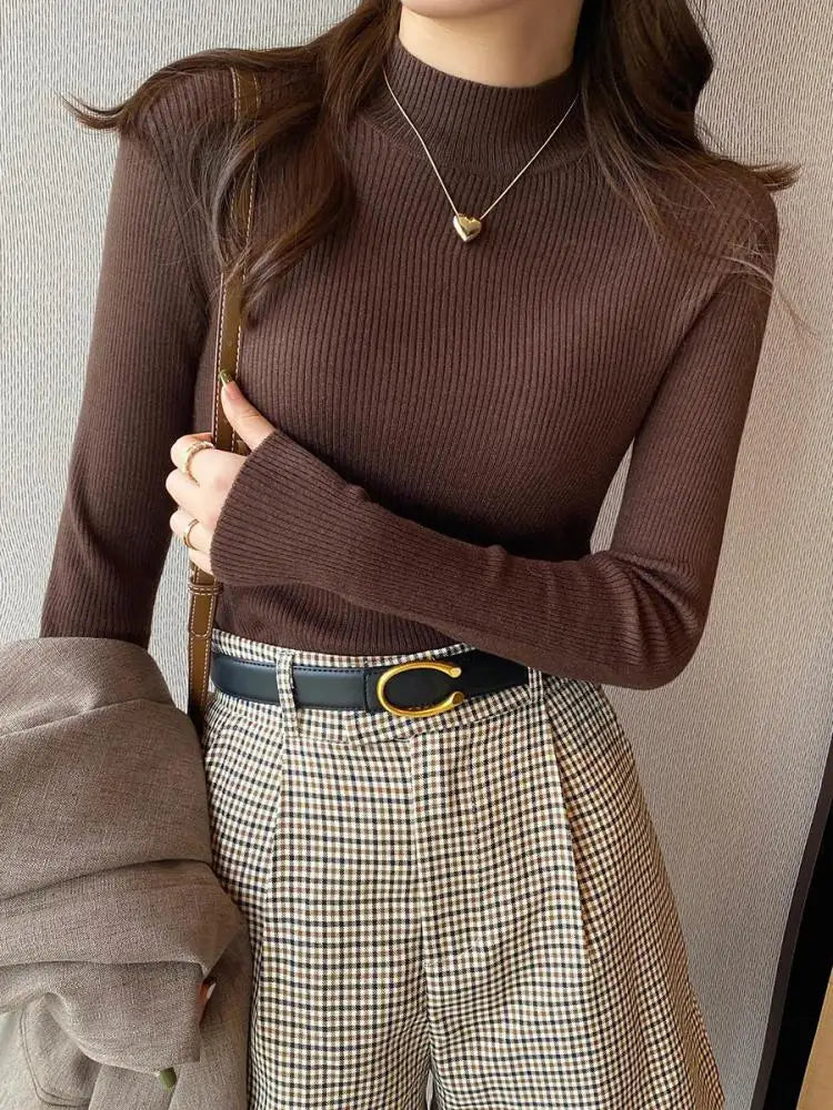 Casual Cropped Sweater
