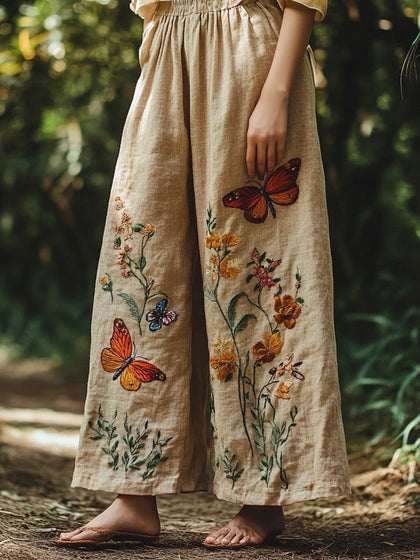Office Linen Pants