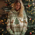 Textured Striped Sweater