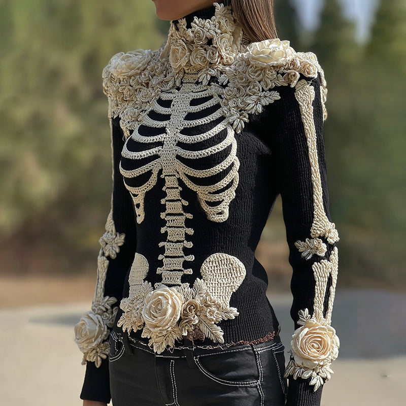Casual Cropped Sweater