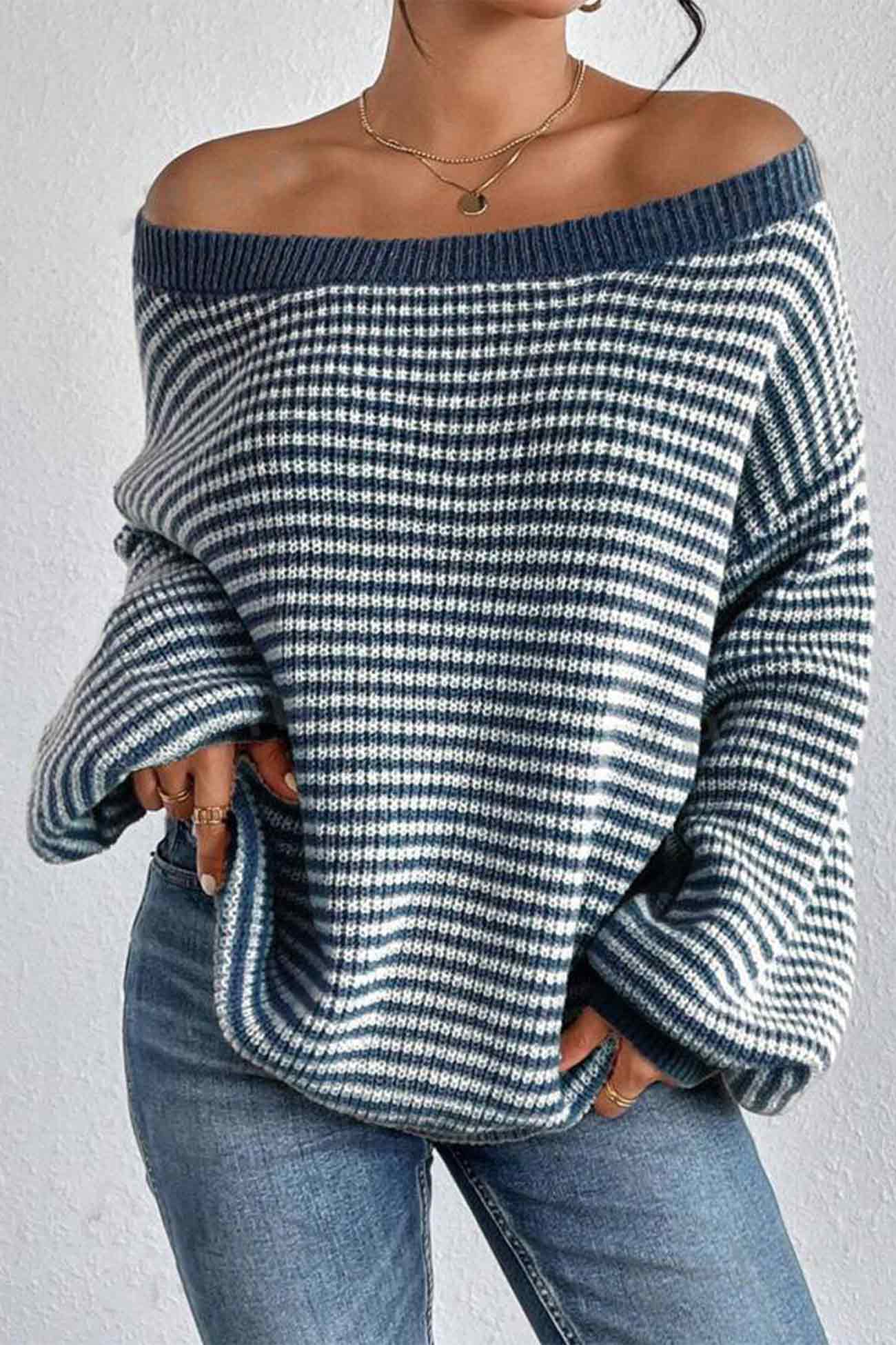 Easy Buttoned Sweater