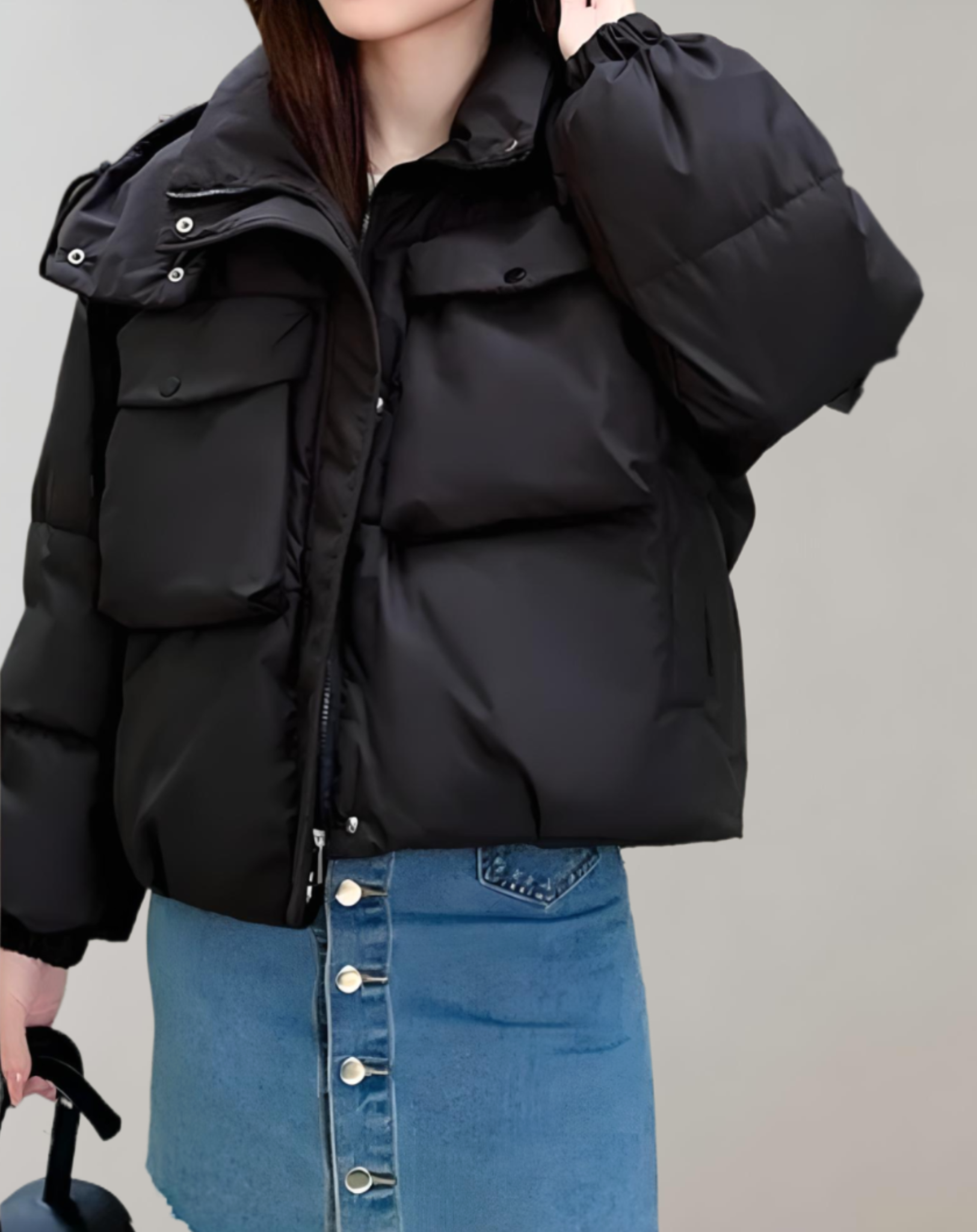 Elegant Double-Breasted Coat