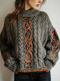 Relaxed V-Neck Sweater