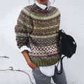 Textured Buttoned Sweater