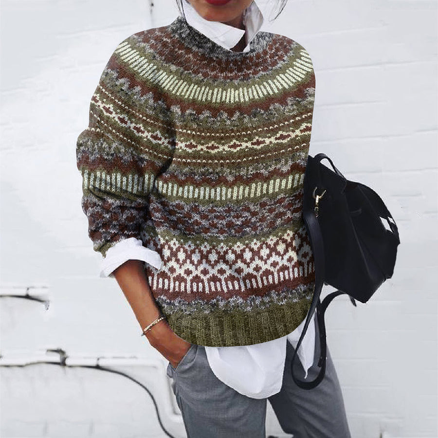 Textured Buttoned Sweater