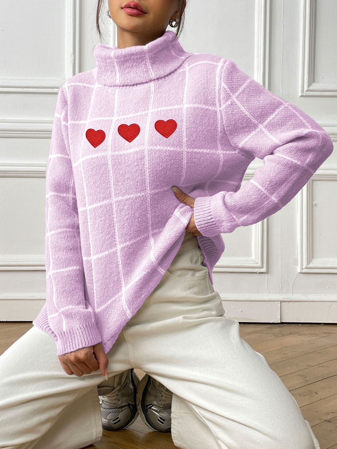 Textured Ribbed Sweater