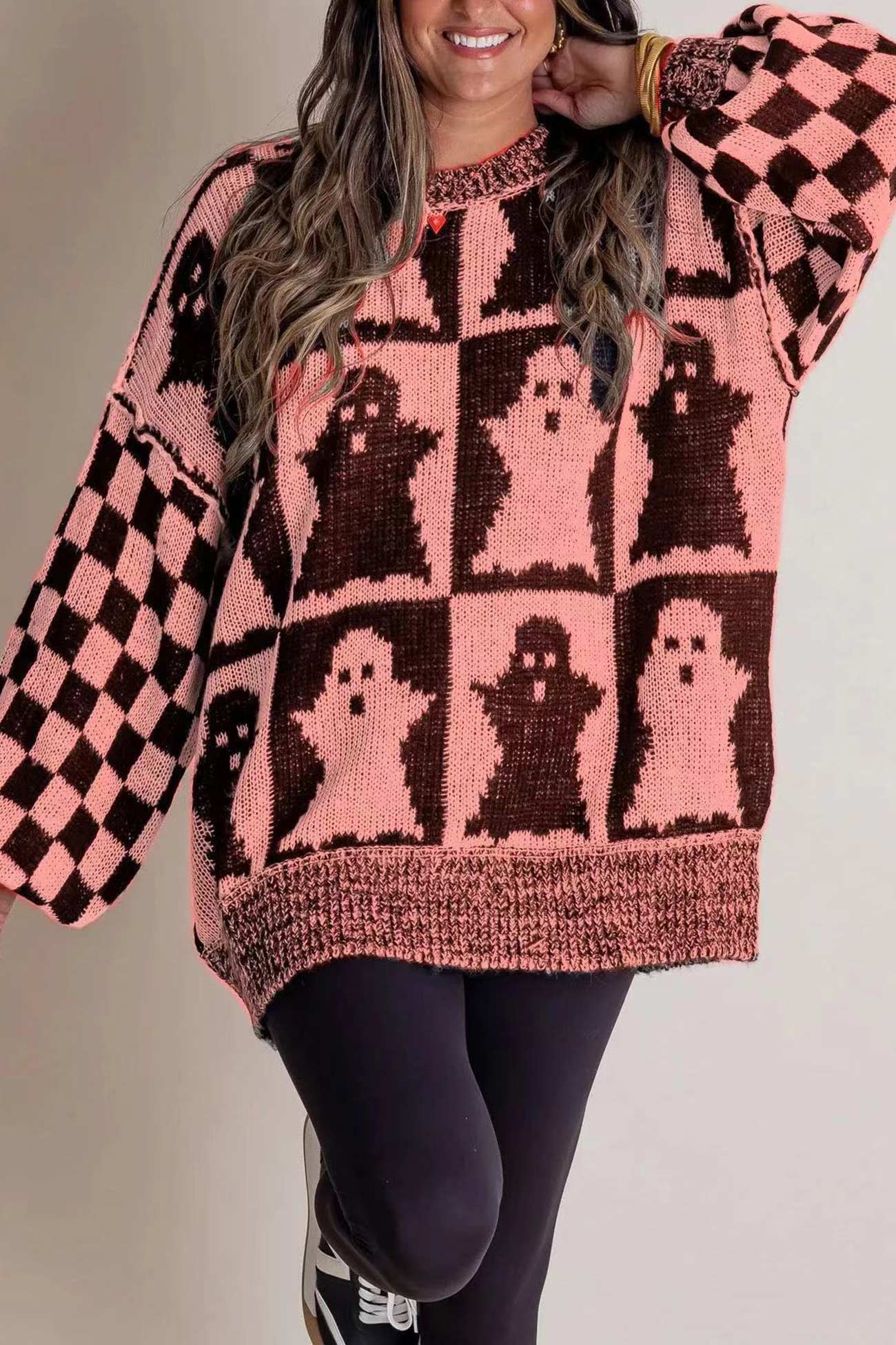Textured Oversized Sweater