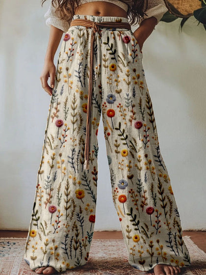 Easy Wide-Leg Pants
