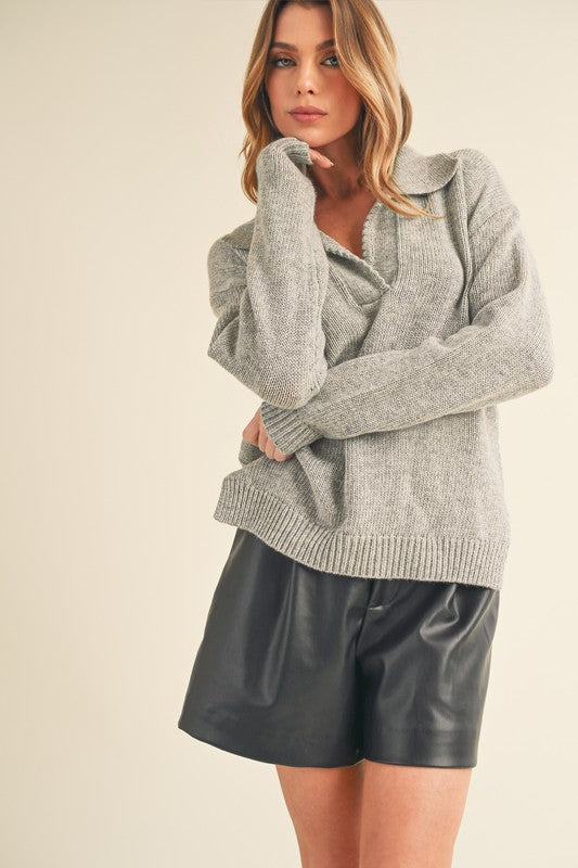 Textured Oversized Sweater