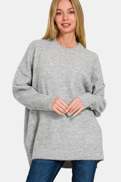 Textured Cable Sweater