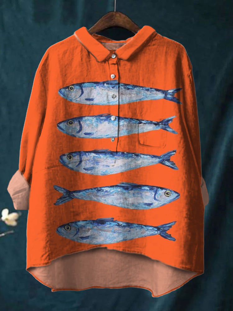 Relaxed Collared Shirt