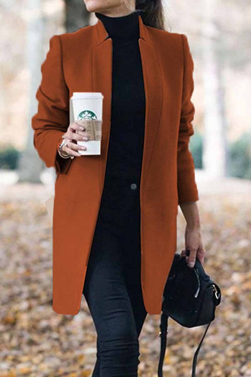 Cozy Double-Breasted Coat