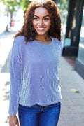 Textured Striped Sweater