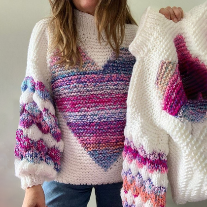 Casual Buttoned Sweater