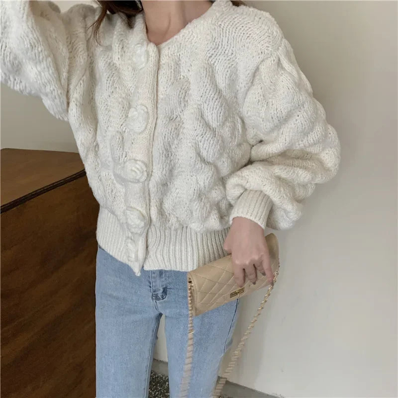 Casual Cropped Sweater