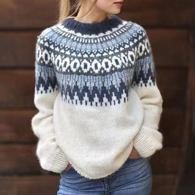 Textured Striped Sweater