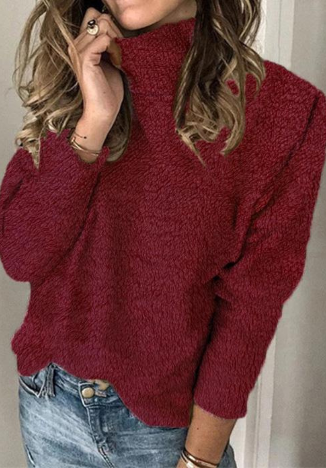 Casual Buttoned Sweater