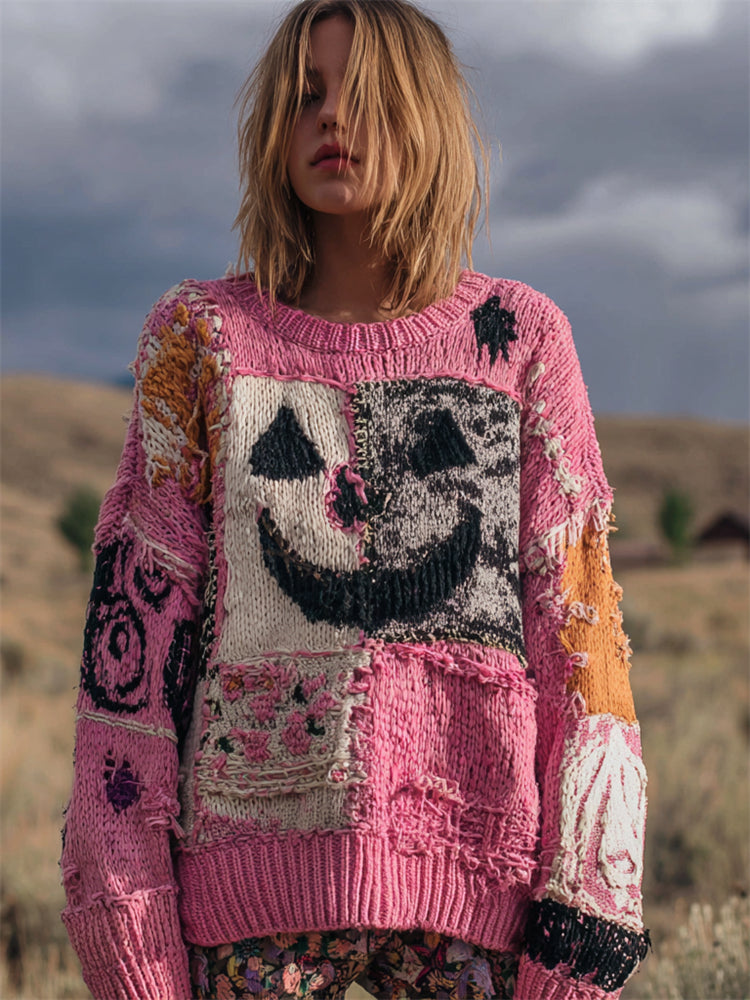 Textured Striped Sweater