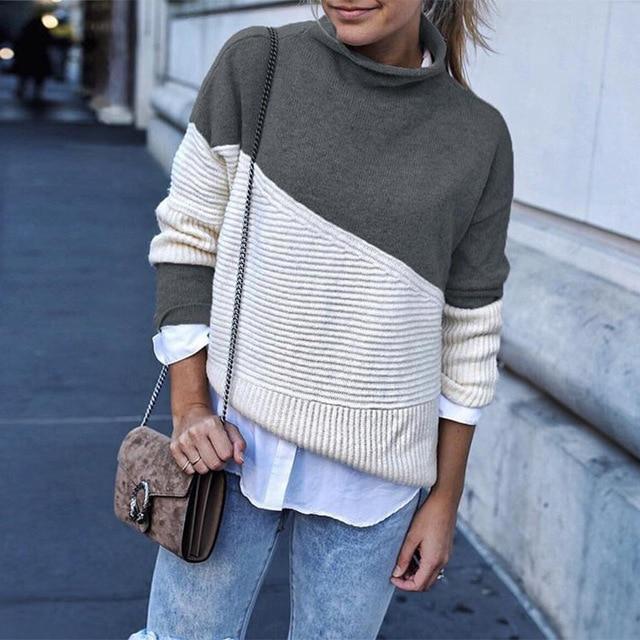 Textured Knit Sweater