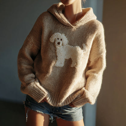 Textured V-Neck Sweater