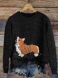 Casual V-Neck Sweater