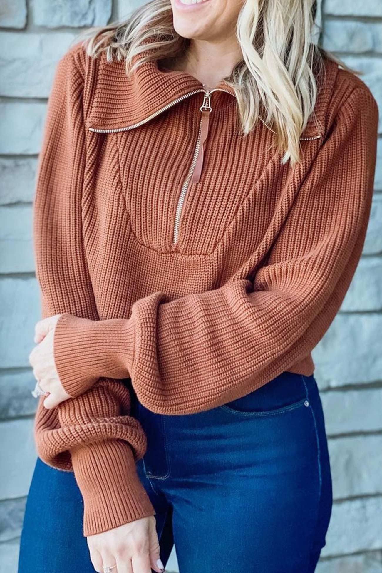 Everyday Buttoned Sweater