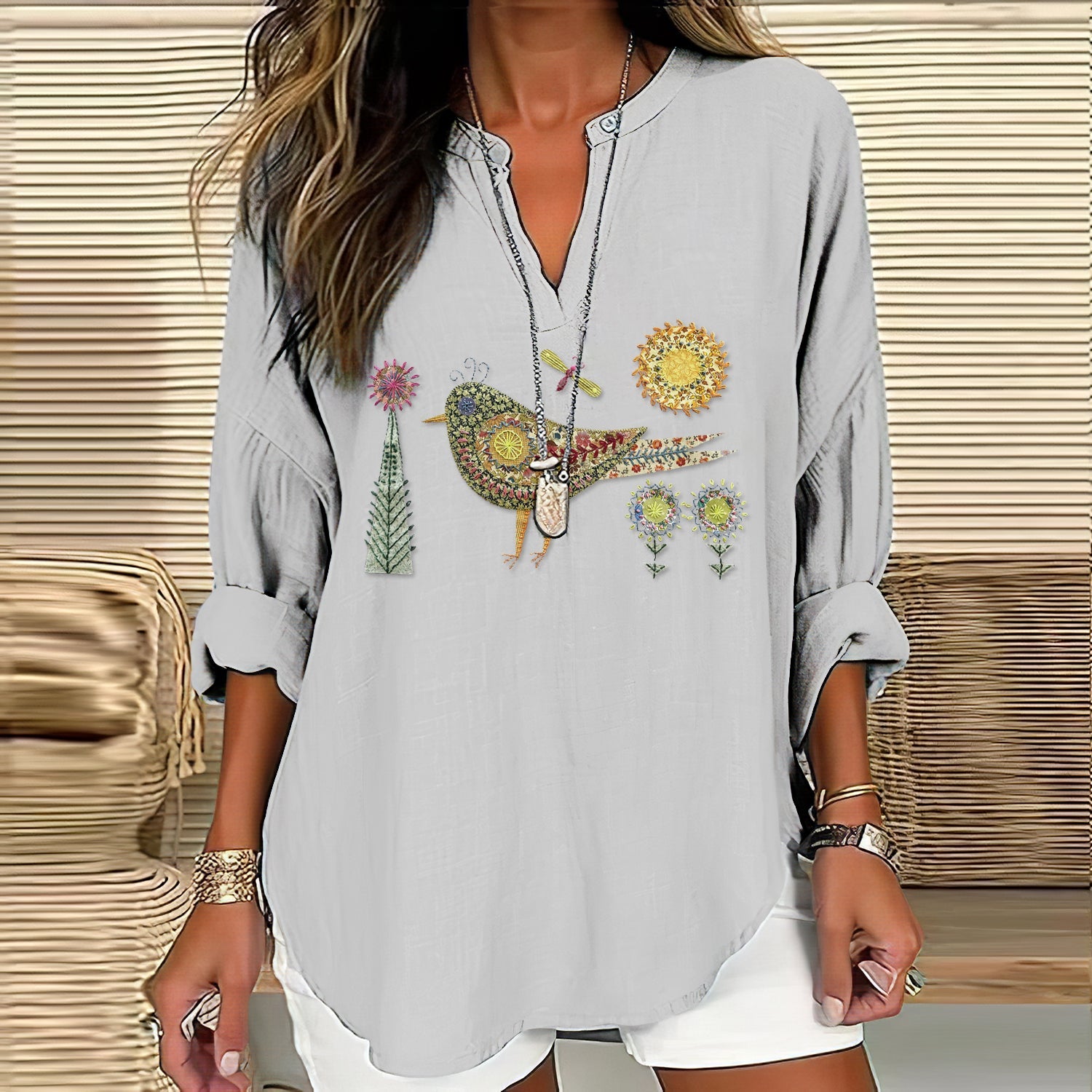 Relaxed Short-Sleeve Shirt