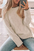 Textured Oversized Sweater