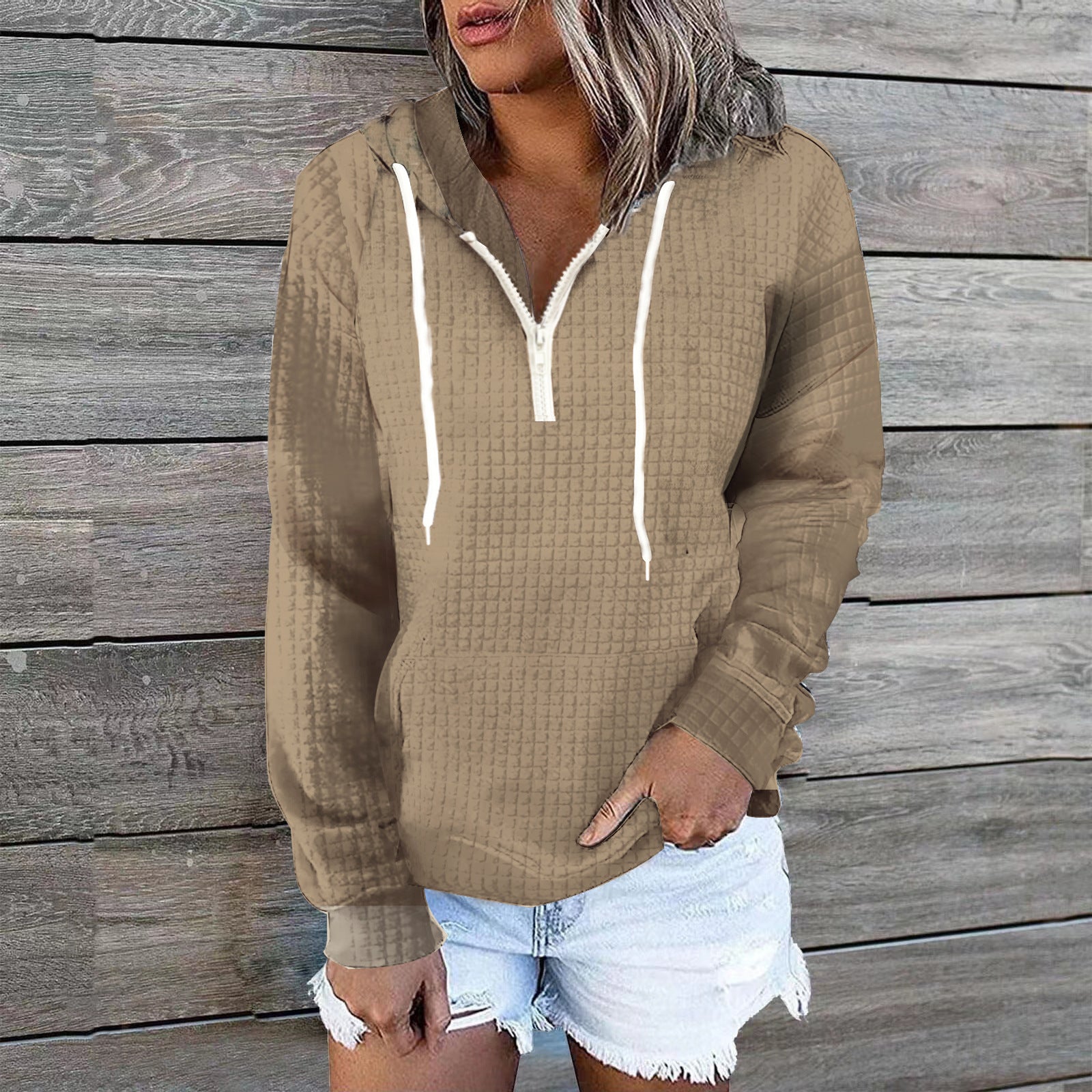 Layered Textured Coat