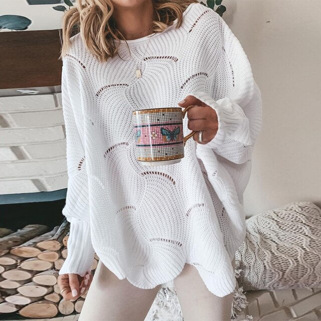 Textured Ribbed Sweater