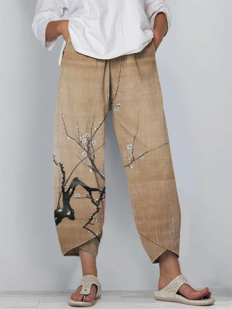 Natural High-Waist Pants
