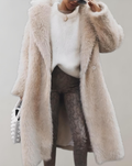 Layered Hooded Coat